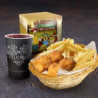 Menú kids con 4 Mini Pollitos Panko